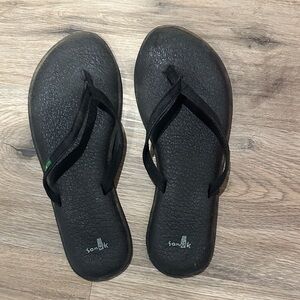 Sanuk Black Women's Sandals